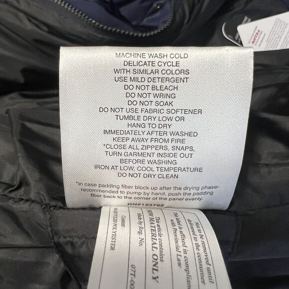 NEW Alp N Rock ANR Sz XL Peal Puffer II Crop Jacket Navy Blue - Picture 10 of 10